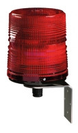 Светодиодная лампа вращающаяся PMF-LED, 230V AC, янтарная, монтаж на скобе