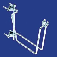 Кронштейн для крепления на стойку двухсекционных лотков