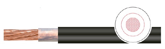 Кабель гибкий KAWEFLEX 7510 SK-TPE UL/CSA 1X6, 600/1000 В , оболочка - TPE, всепогодный, черный Кабель гибкий KAWEFLEX 7510 SK-TPE UL/CSA 1X6, 600/1000 В , оболочка - TPE, всепогодный, черный