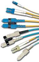 Шнур XGLO 300, многомодовый LC-LC (Duplex), 50/125, AQUA JKT, LSOH (1м)