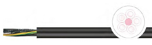 Кабель контрольный ÖPVC-JZ 4G16 0,6/1 кВ черный