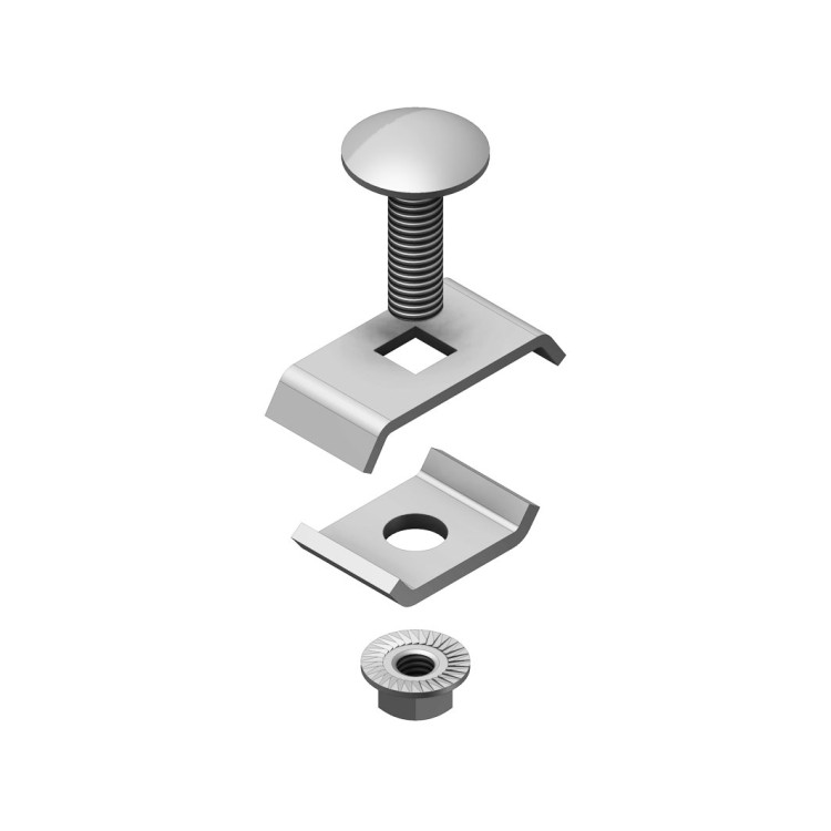 Комплект для соединения проволочных лотков, нерж. сталь 316L