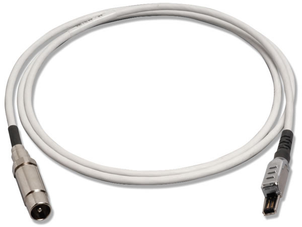 TERA. Шнур соединительный, 1Pr.TERA -> F-TYPE, (3м) , LSOH, чёрные колпачки