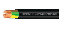 Кабель силовой гибкий RV-K FOC 0,6/1кВ, 5G4мм2 Cu5, жилы - XLPE / внеш, изоляция - спец,PVC , чёрный (м)