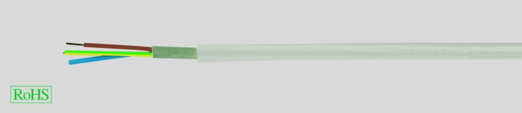 Кабель силовой (инсталляционный) 300/500VNYM-J 5 X 25